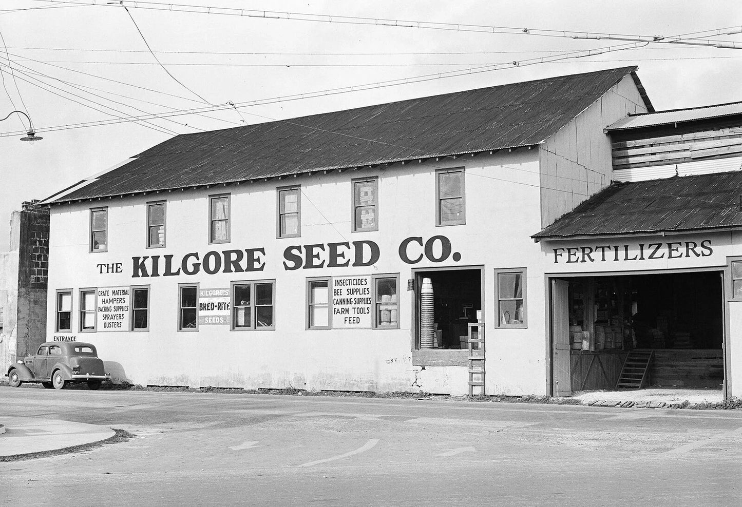 1939 Kilgore Seed Company Homestead Fl Vintage Old Photo Reprint