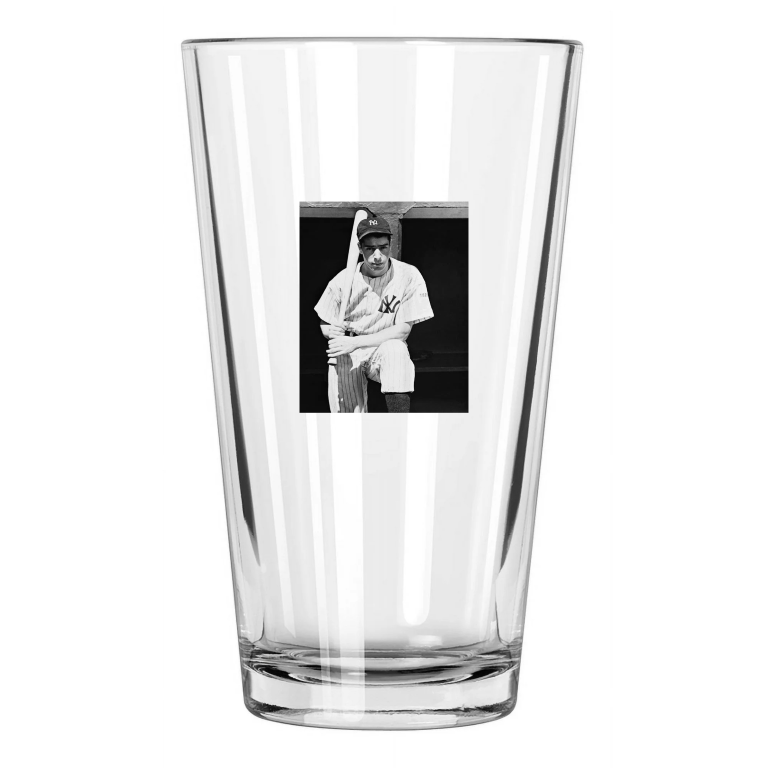 1939 New York Yankees Joe Dimaggio Photo Baseball Pint Beer Drinking Glass