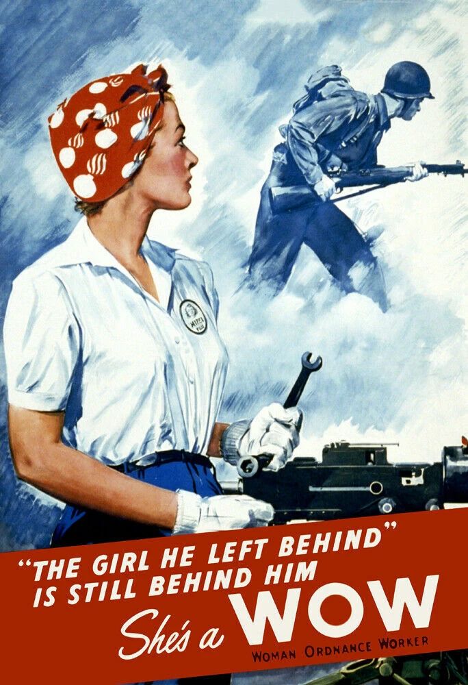 1943 She'S A Wow Vintage Wwii Photo Poster Print Reprint 300 Piece Jigsaw Puzzle