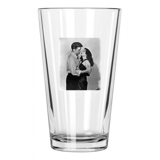 1946 Film The Killers Ava Gardner And Burt Lancaster Pint Beer Drinking Glass