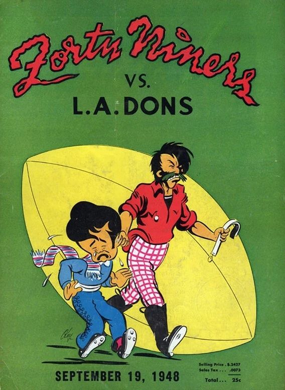 1948 Forty Niners Vs L.A. Dons Photo Football Aafc 300 Piece Jigsaw Puzzle