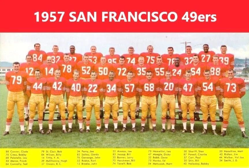 1957 San Francisco 49Ers Team Photo Football Niners Nfl 300 PCS Jigsaw Puzzle