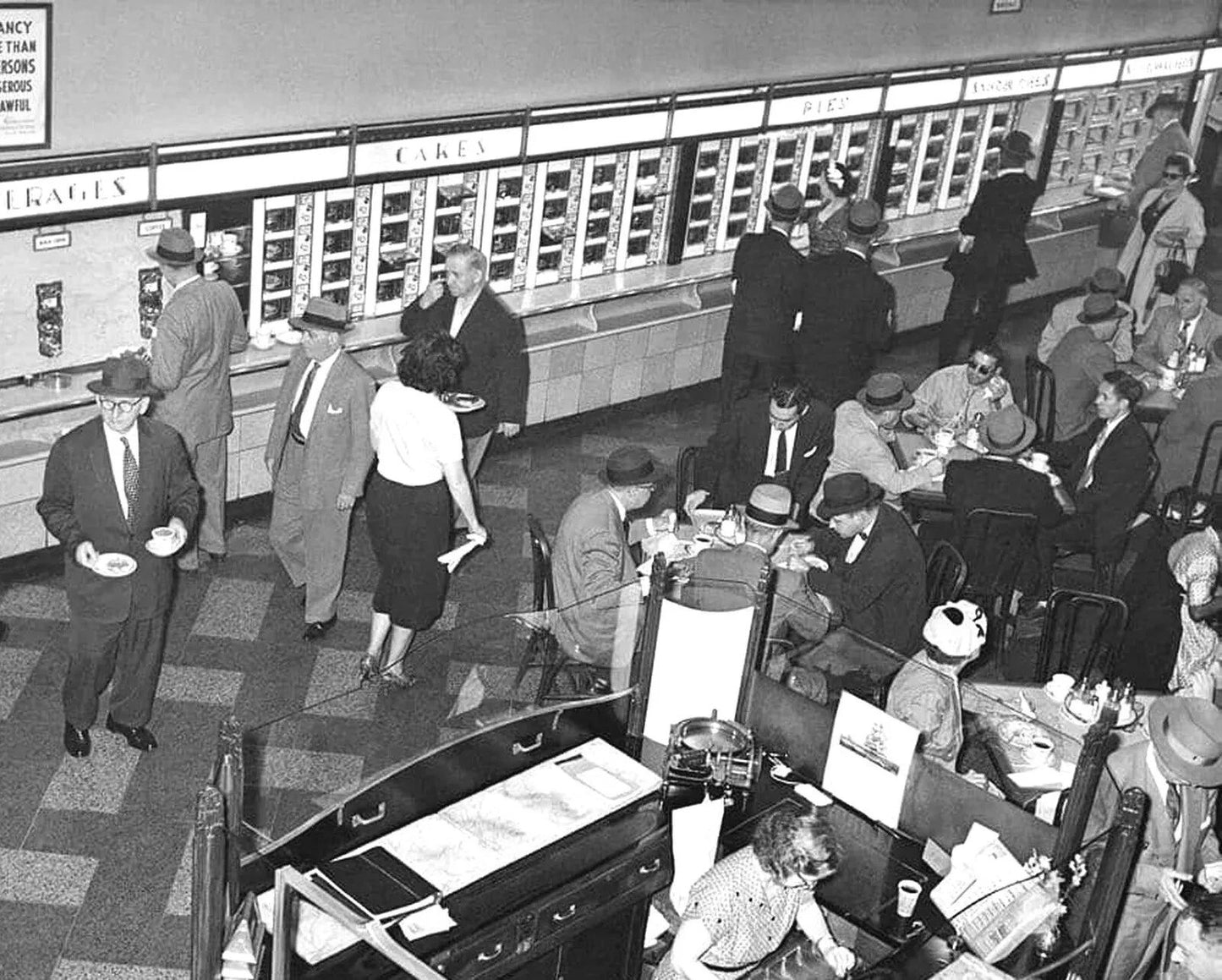 1959 Horn & Hardart New York Classic Vintage Retro Photo 300 Piece Jigsaw Puzzle