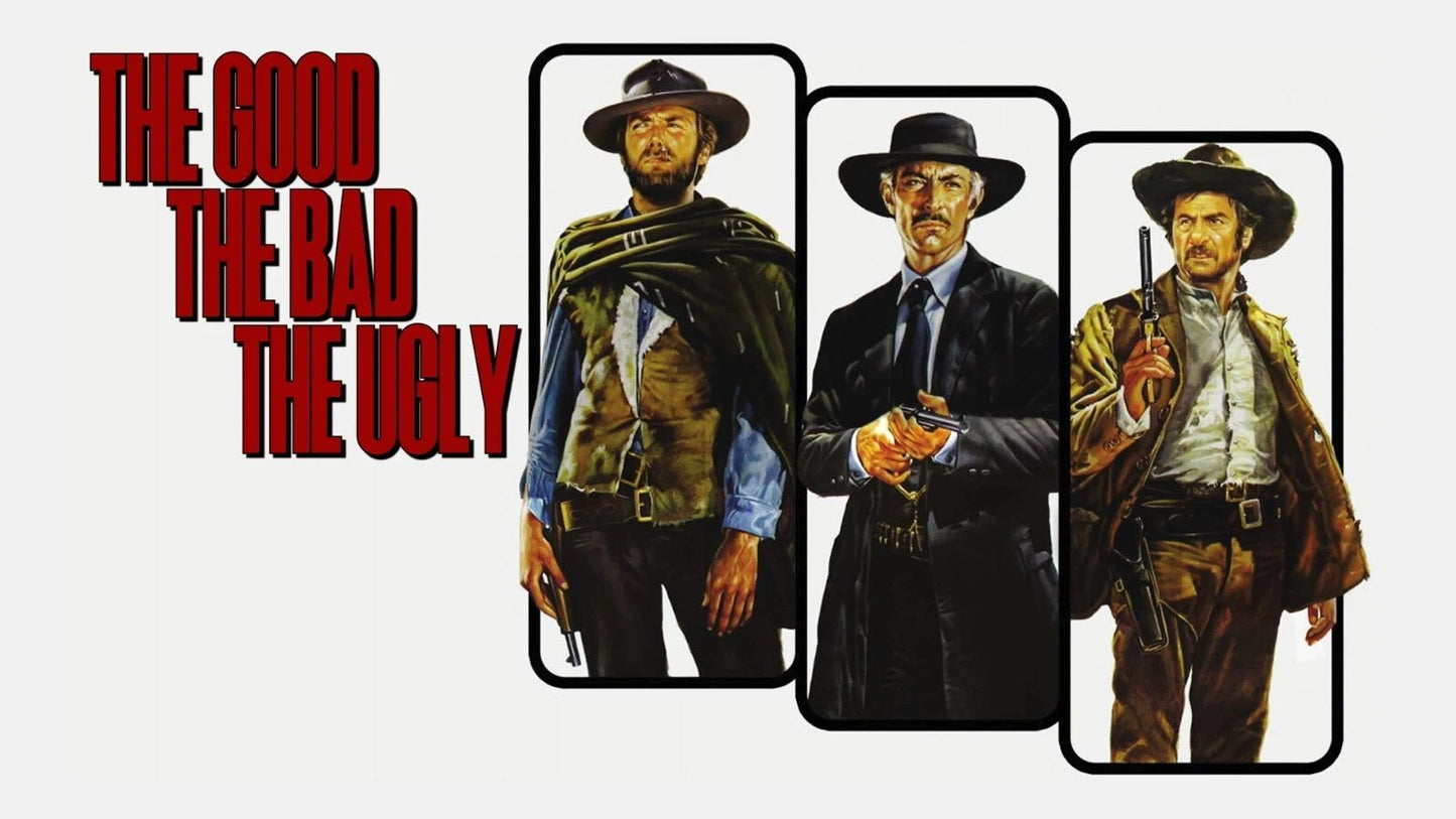 1966 The Good The Bad And The Ugly Movie Poster Clint Eastwood Western