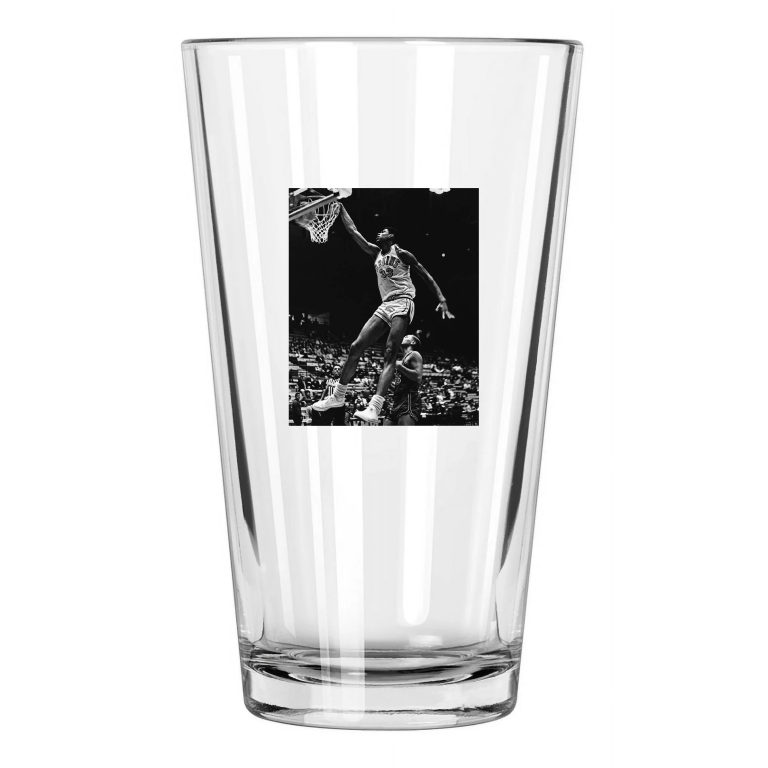 1966 Ucla Lew Alcindor Kareem Abdul Jabbar Basketball Pint Beer Drinking Glass