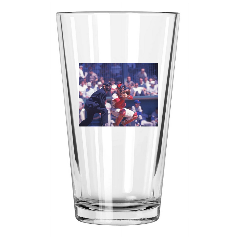1967 St. Louis Cardinals Tim Mccarver Photo Baseball Pint Beer Drinking Glass