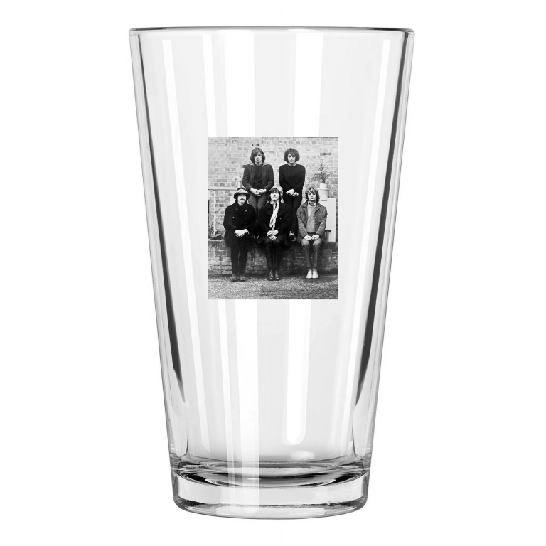 1968 English Rock Band Pink Floyd Photo Pint Beer Drinking Glass