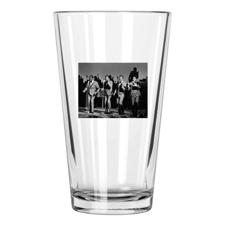 1968 Vocal Quartet Group The Four Tops R&B Soul Music Pint Beer Drinking Glass