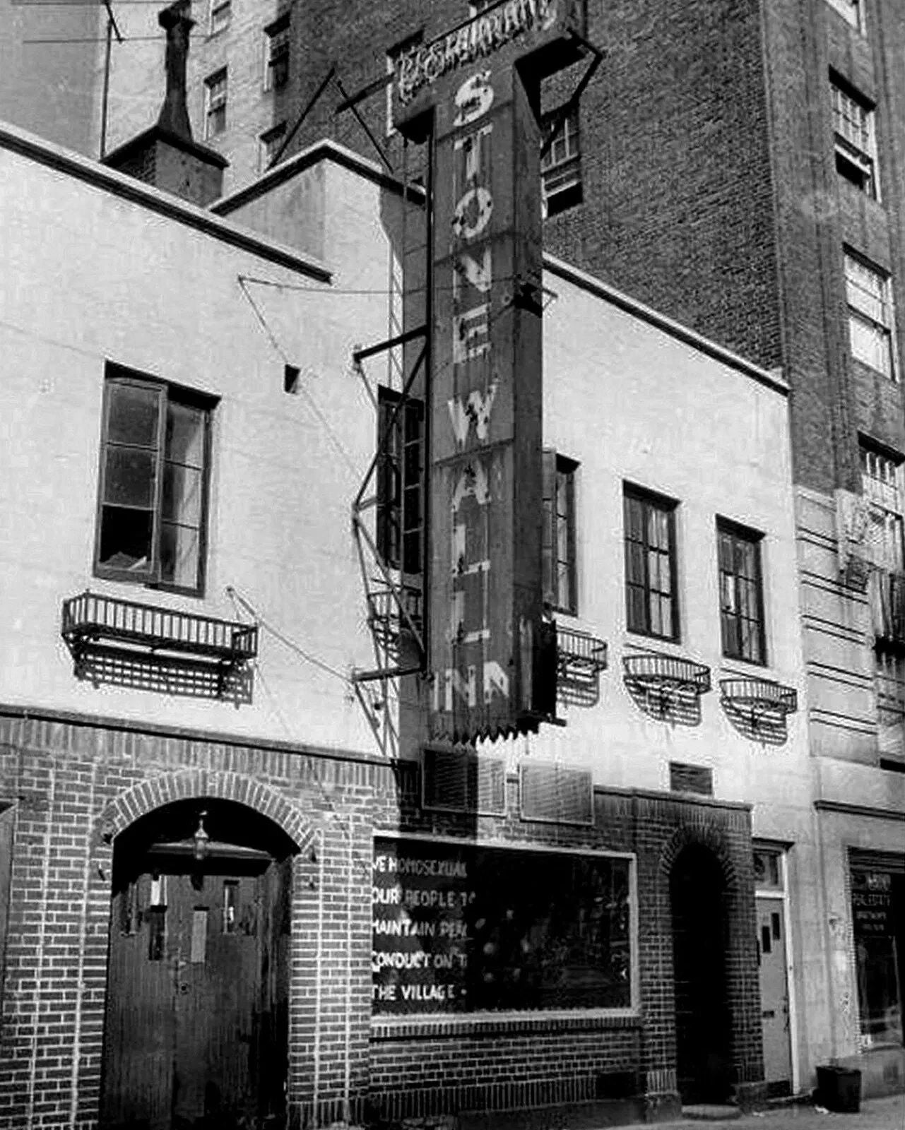 1969 Historic Stonewall Inn New York Vintage Retro Picture Photo