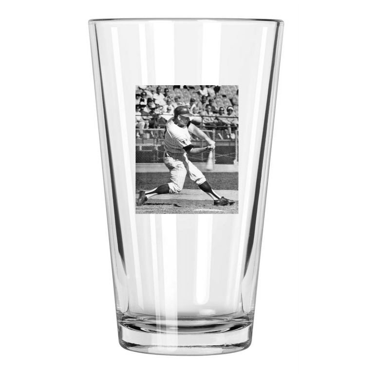 1969 Minnesota Twins Harmon Killebrew Photo Baseball Pint Beer Drinking Glass