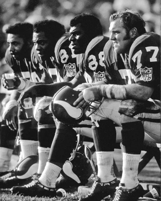 1969 Minnesota Vikings Purple People Eaters Photo Eller Page Marshall
