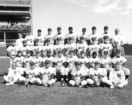 1969 New York Mets Glossy Photo 'Miracle Mets'World Series Champs Print