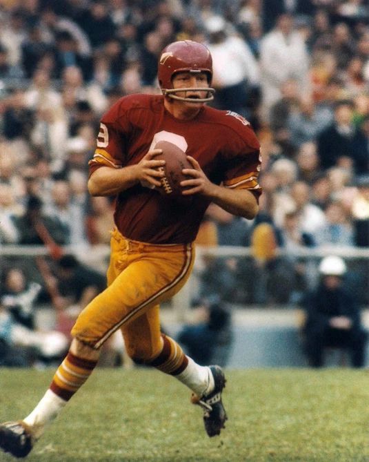 1969 Washington Redskins Sonny Jurgensen Glossy Photo Nfl Football Print