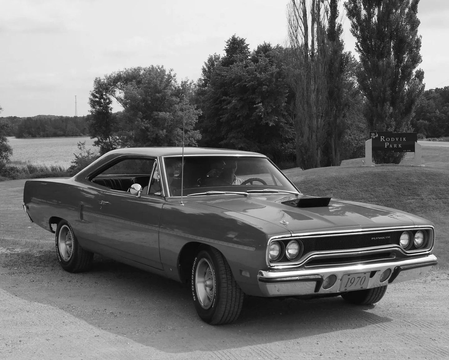 1970 Plymouth Roadrunner Retro Classic American Muscle Car Picture Photo