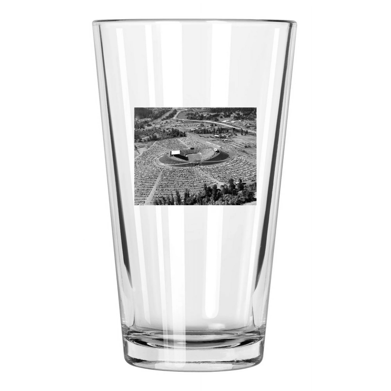 1971 Oregon Ducks Autzen Stadium Photo College Pint Beer Drinking Glass
