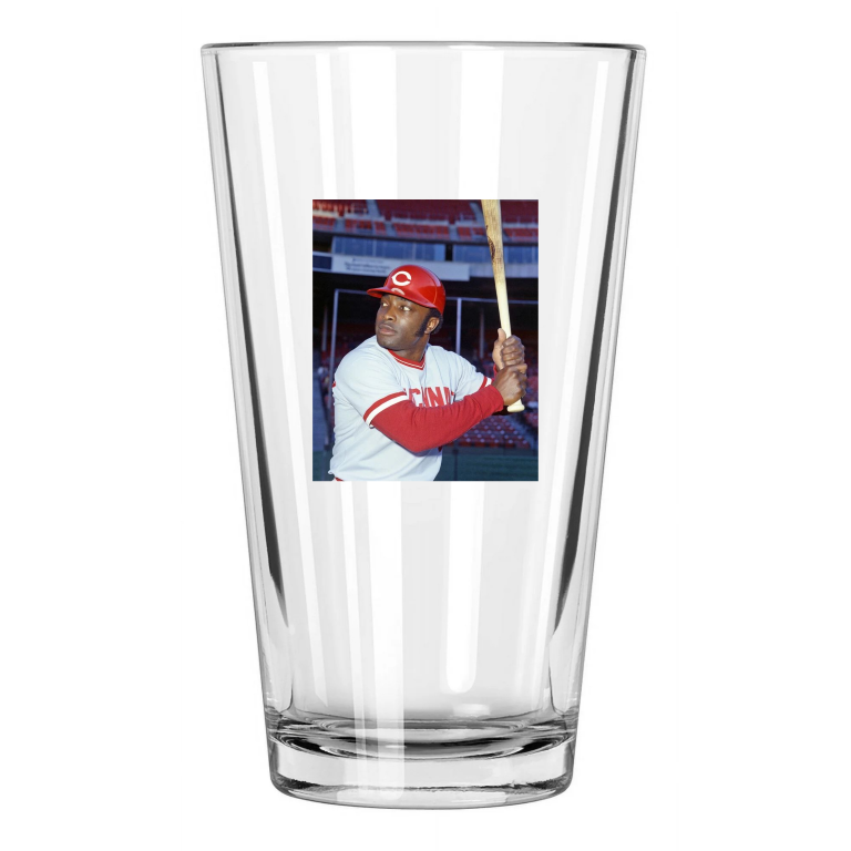 1973 Cincinnati Reds Joe Morgan Photo Baseball Hof 90 Pint Beer Drinking Glass