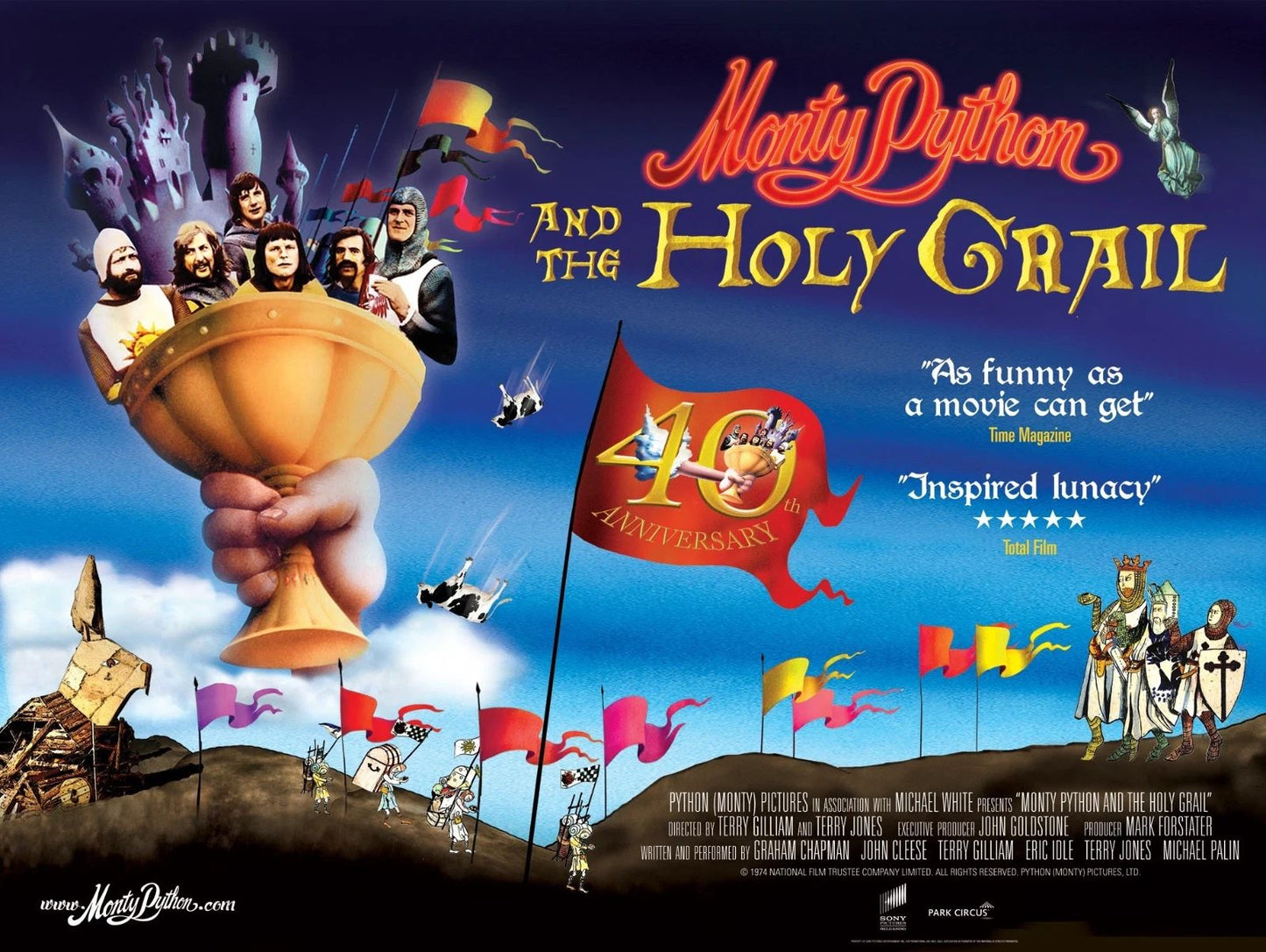 1975 Monty Python And The Holy Grail Movie Poster Print King Arthur