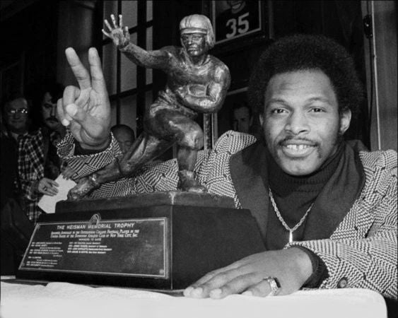 1975 Ohio State Archie Griffin Glossy Photo 2X Heisman College Winner Print