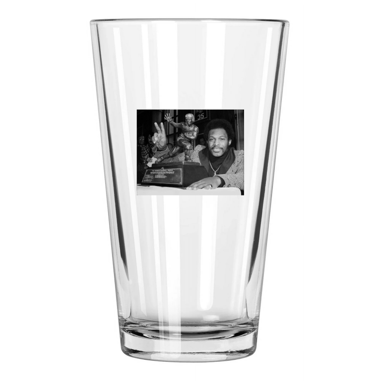 1975 Ohio State Archie Griffin 2X Heisman College Winner Pint Beer Glass