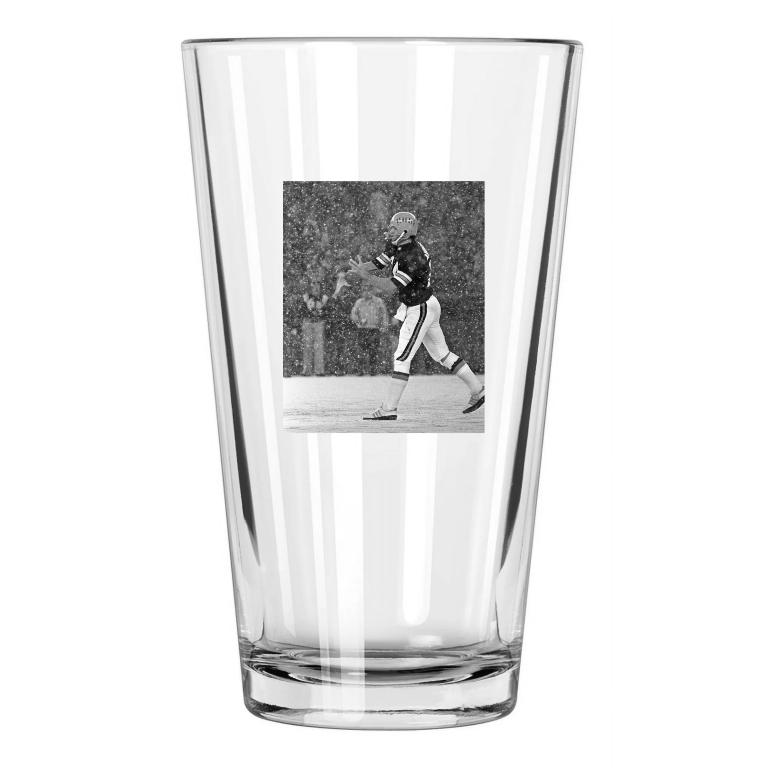 1976 Cincinnati Bengals Ken Anderson Photo Football Pint Beer Drinking Glass