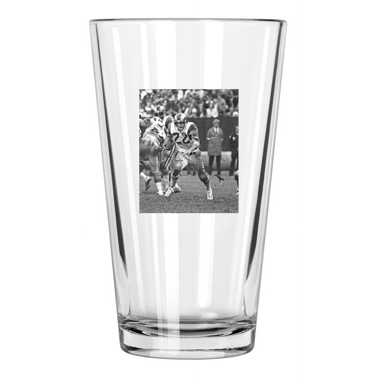 1976 Los Angeles Rams John Cappelletti Nfc Championship Pint Beer Drinking Glass