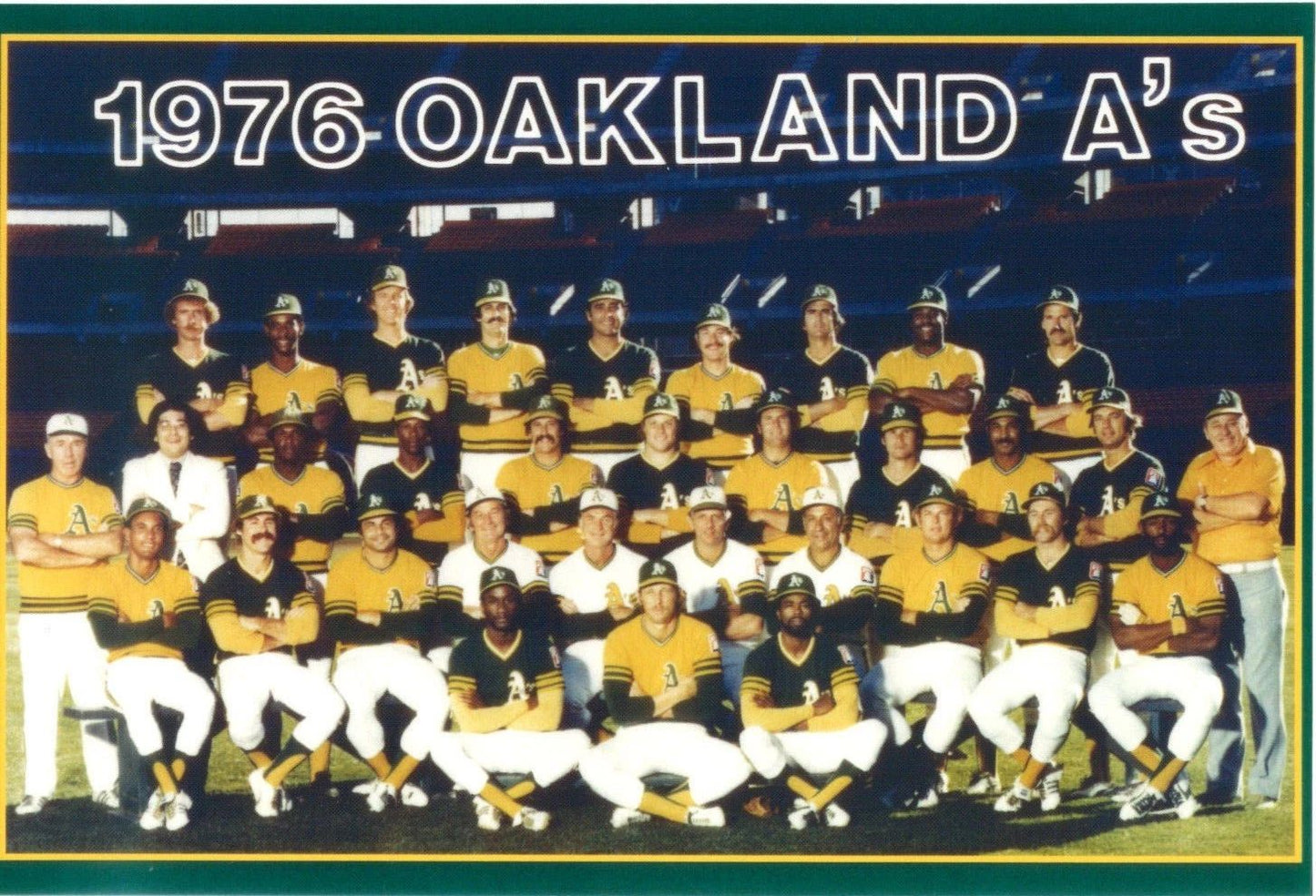 1976 Oakland Athletics A'S Team Photo Mlb Baseball 300 Piece Jigsaw Puzzle