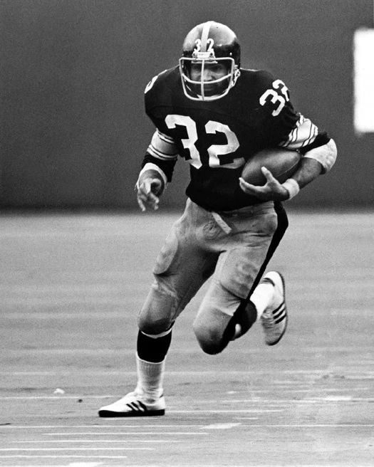 1976 Pittsburgh Steelers Franco Harris Glossy Photo Print Poster Hof 90