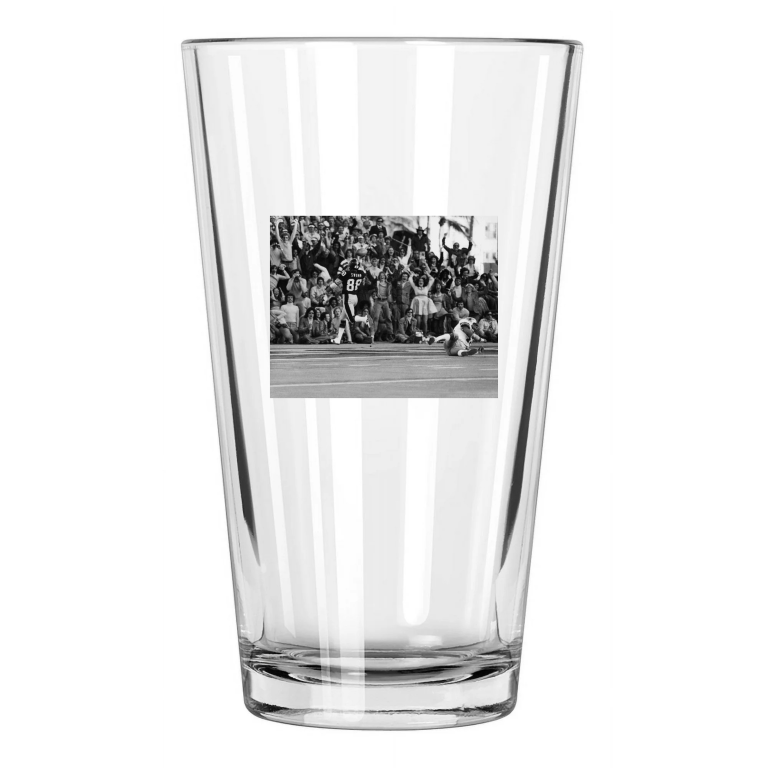 1976 Pittsburgh Steelers Lynn Swann Super Bowl X Touchdown!! Pint Beer Glass