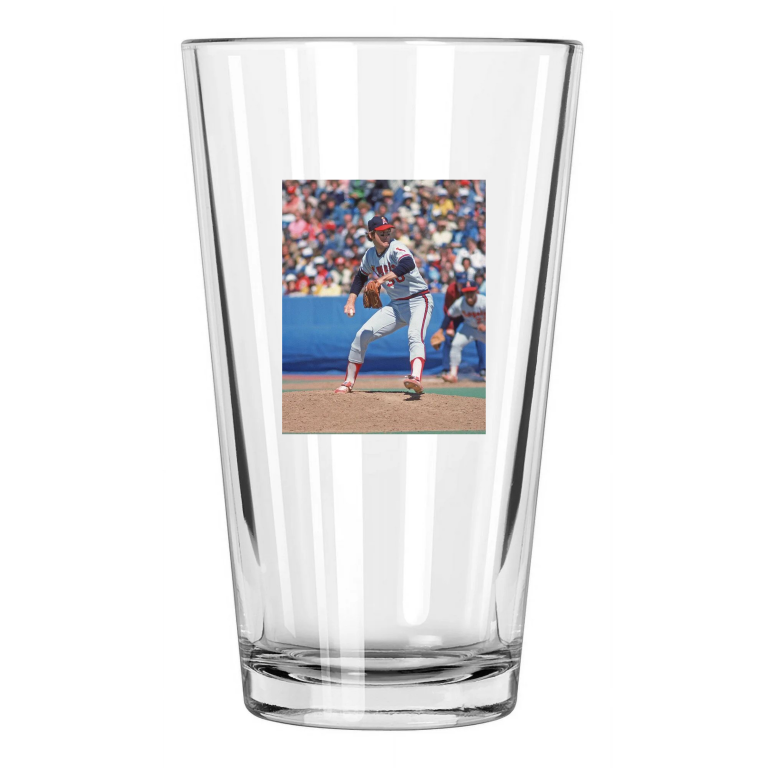 1977 California Angels Nolan Ryan Photo Hof 99 1 Pint Beer Drinking Glass