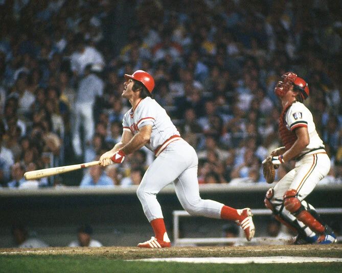 1977 Cincinnati Reds Pete Rose Glossy Photo Poster All Star Game Print