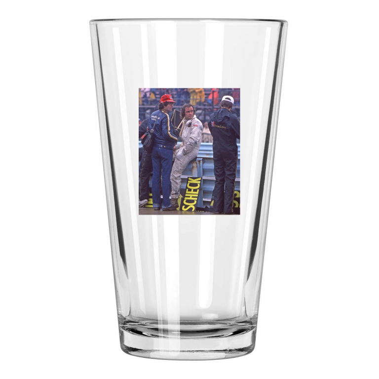 1977 Driver Gunnar Nilsson Photo Us Grand Prix East Pint Beer Drinking Glass