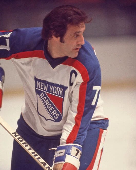 1977 New York Rangers Phil Esposito Glossy Hockey Photo Print Poster Hof 84 1