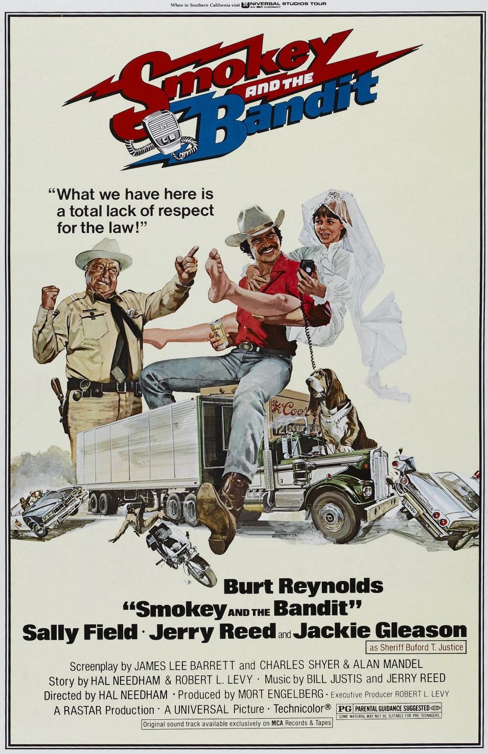 1977 Smokey And The Bandit Movie Poster Print Burt Reynolds Jackie Gleason