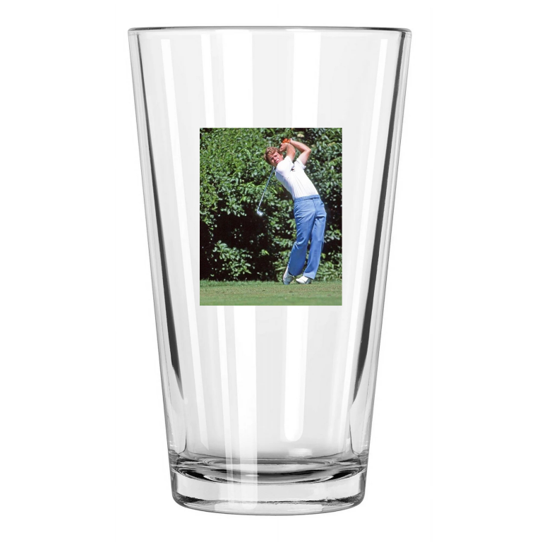 1978 Golfer Tom Watson Photo Golf Masters Us Open 2 Pint Beer Drinking Glass