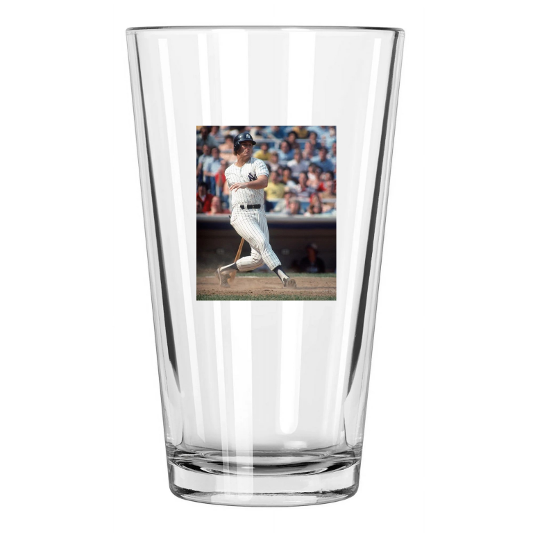 1978 New York Yankees Graig Nettles Photo Baseball Pint Beer Drinking Glass