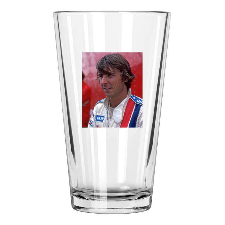 1979 Indy Racecar Driver Rick Mears Indianapolis 500 Pint Beer Drinking Glass