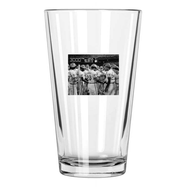 1979 St Louis Cardinals Lou Brock '3000 Hit' Baseball Pint Beer Drinking Glass