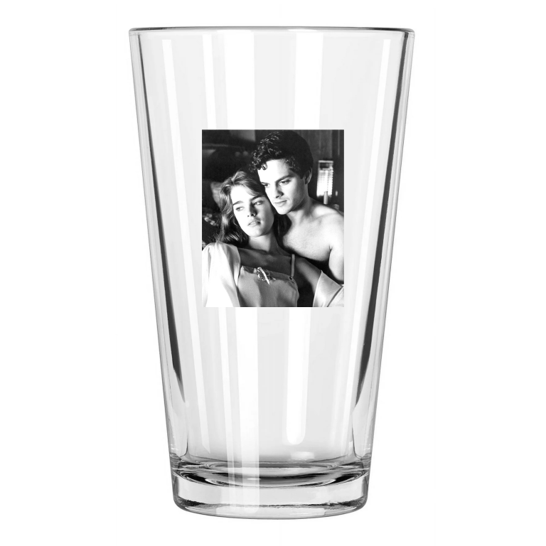 1981 Film Endless Love Brooke Shields And Martin Hewitt Pint Beer Drinking Glass
