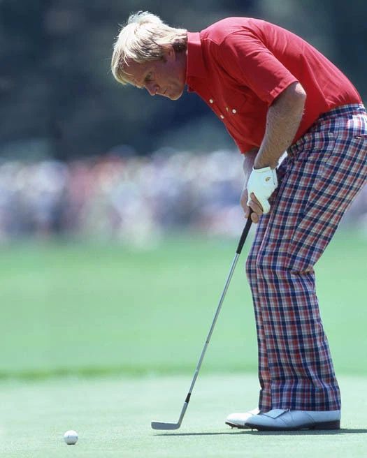 1981 Golfer Jack Nicklaus Glossy Photo PGA Print Us Open Poster