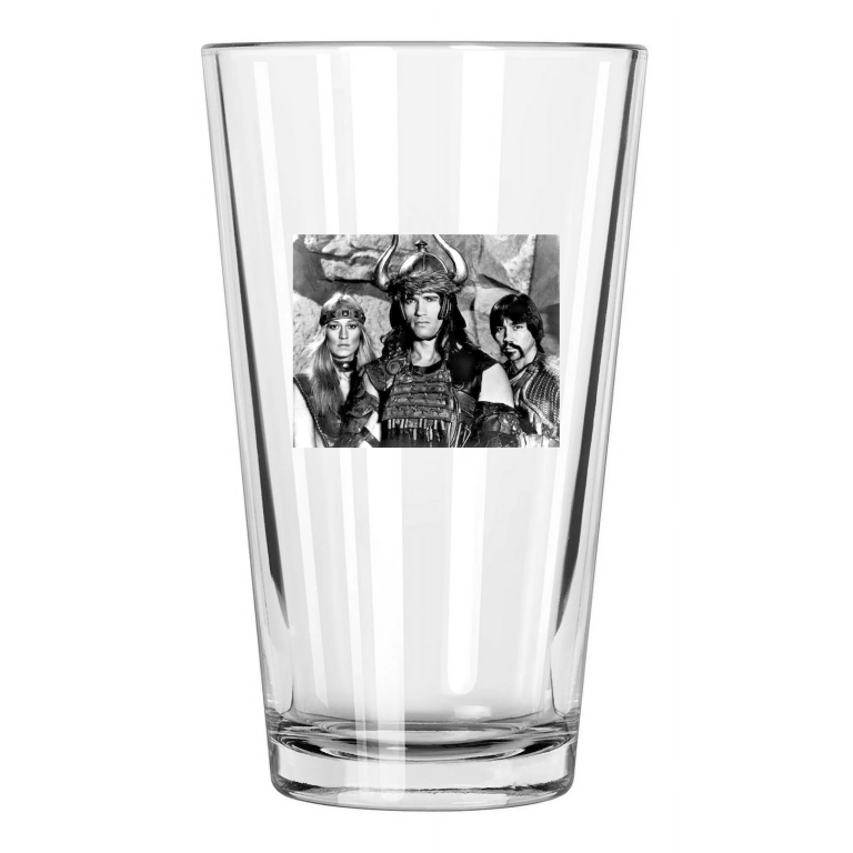 1982 Conan The Barbarian Arnold Schwarzenegger Photo Pint Beer Drinking Glass
