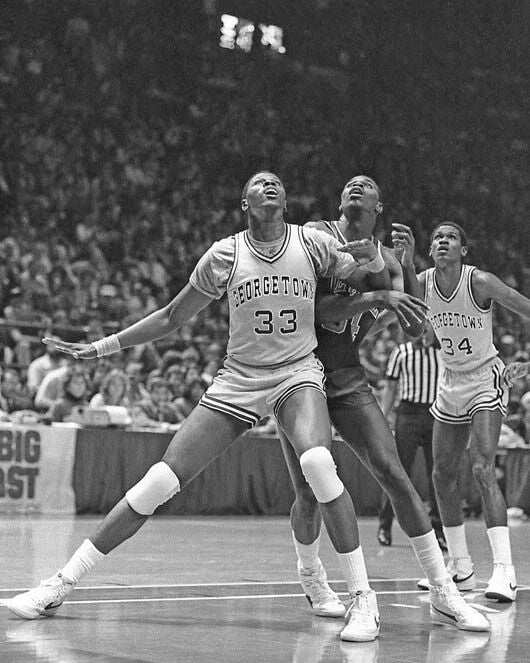 1982 Georgetown Hoyas Patrick Ewing Vs Depaul Glossy Photo College Print
