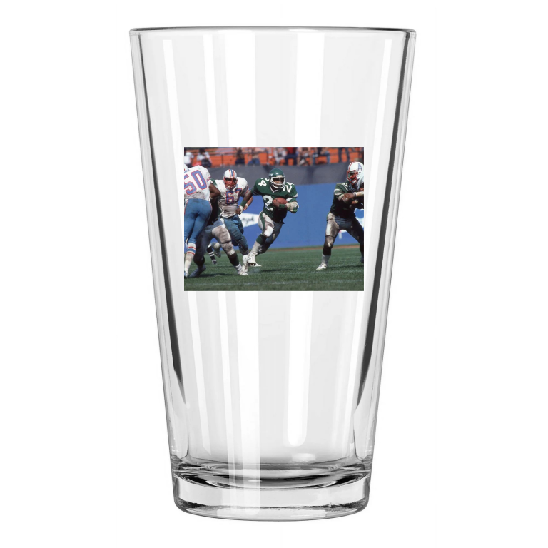 1982 New York Jets Freeman Mcneil Photo Nfl Football Pint Beer Drinking Glass