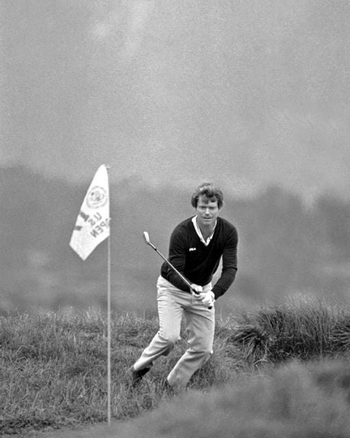 1982 Us Open Golfer Tom Watson Glossy Photo Pebble Beach Print Poster