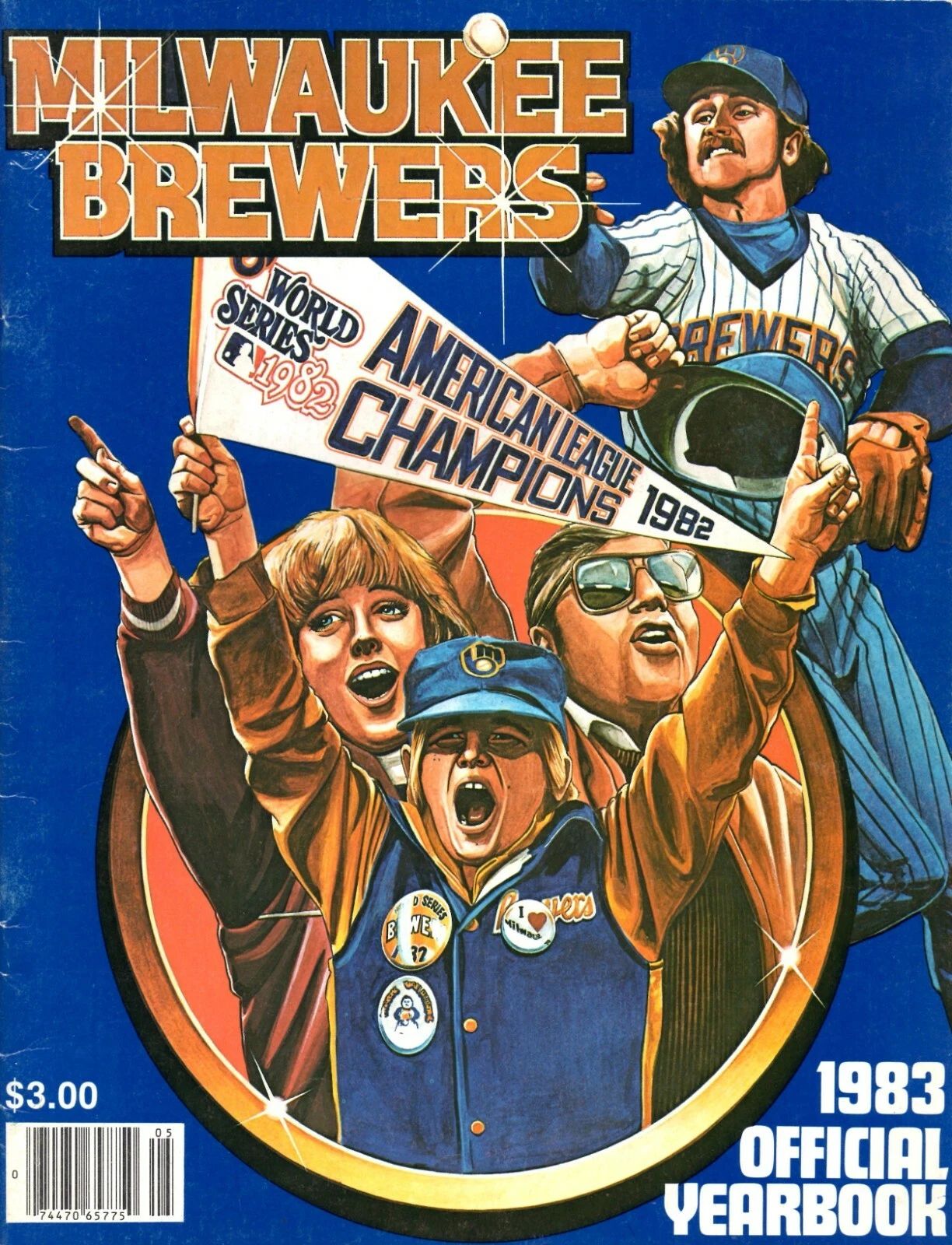 1983 Milwaukee Brewers Photo Baseball Picture Mlb 300 Piece Jigsaw Puzzle