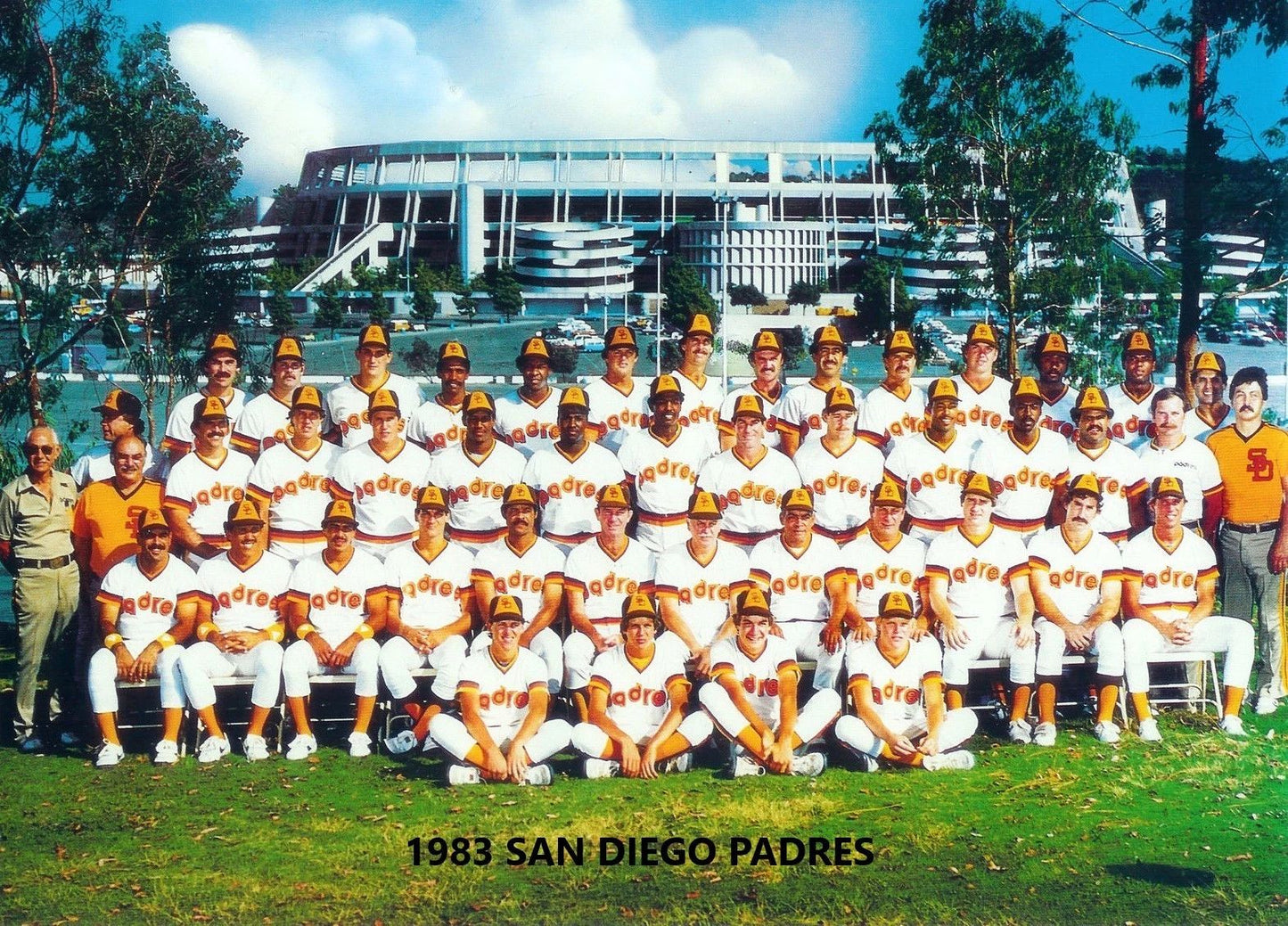 1983 San Diego Padres Team Photo Baseball Picture Mlb 300 Piece Jigsaw Puzzle