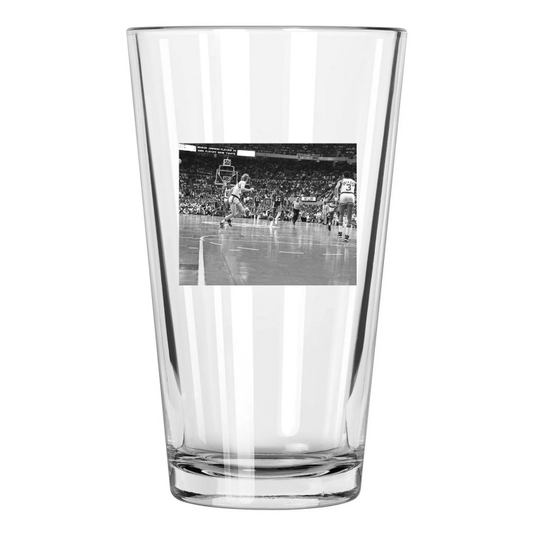 1984 Los Angeles Lakers Magic Johnson Photo Nba Finals Pint Beer Drinking Glass