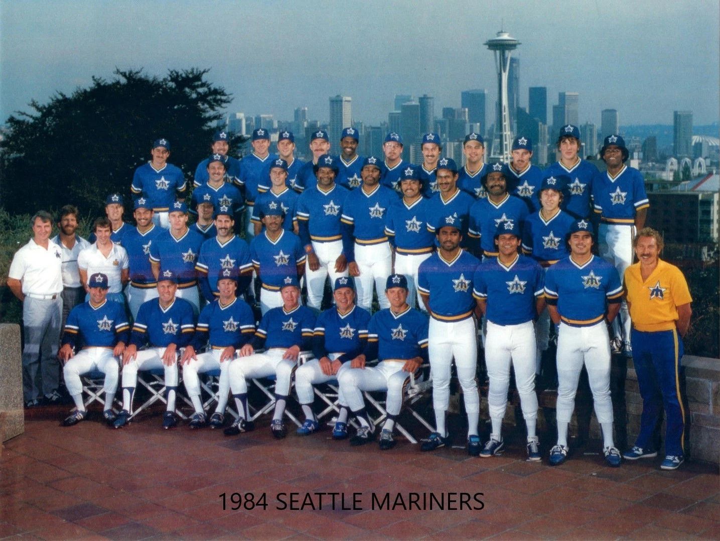 1984 Seattle Mariners Team Photo Baseball Picture Mlb 300 Piece Jigsaw Puzzle
