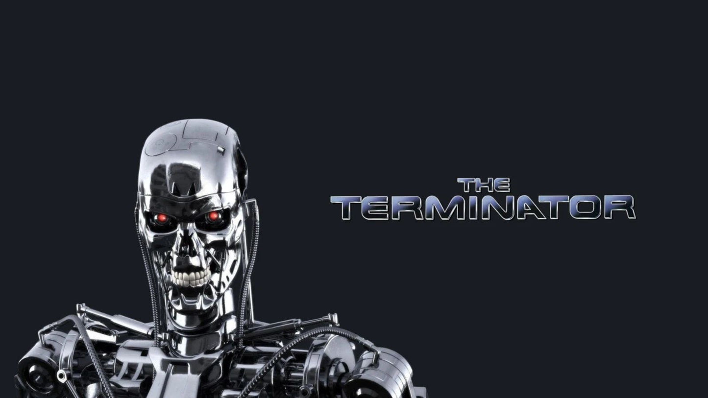1984 The Terminator Movie Poster Arnold Schwarznegger Sarah Connor