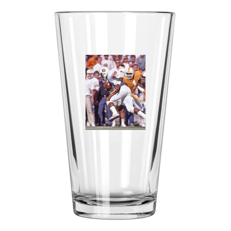 1985 Auburn University Bo Jackson College Football Pint Beer Drinking Glass