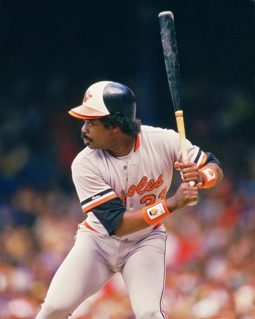 1985 Baltimore Orioles Eddie Murray Glossy Photo Baseball Print Poster